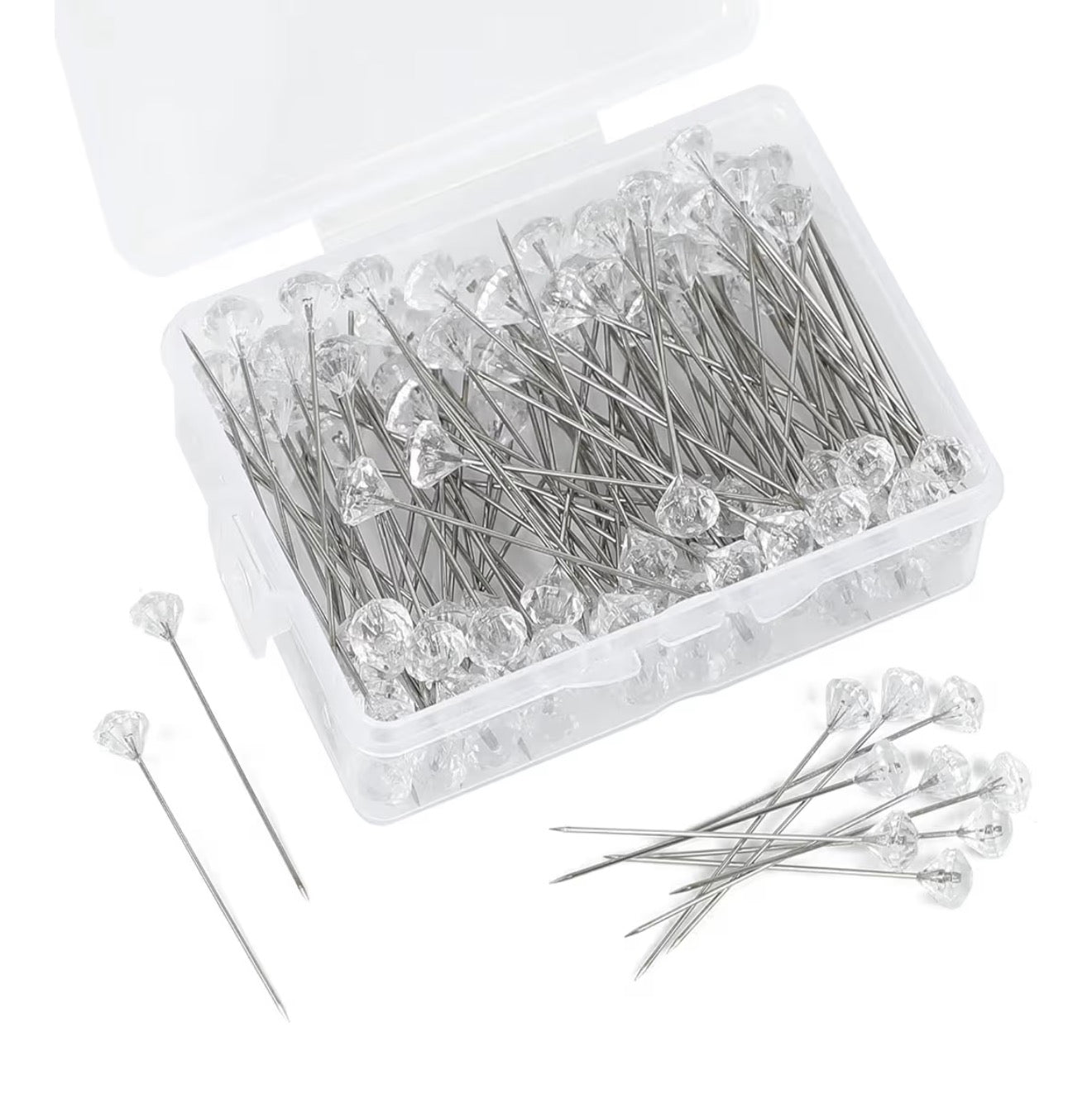 100 pins for bouquet of bouquets for flowers, 2 inches with rhinestones for flower bouquets,